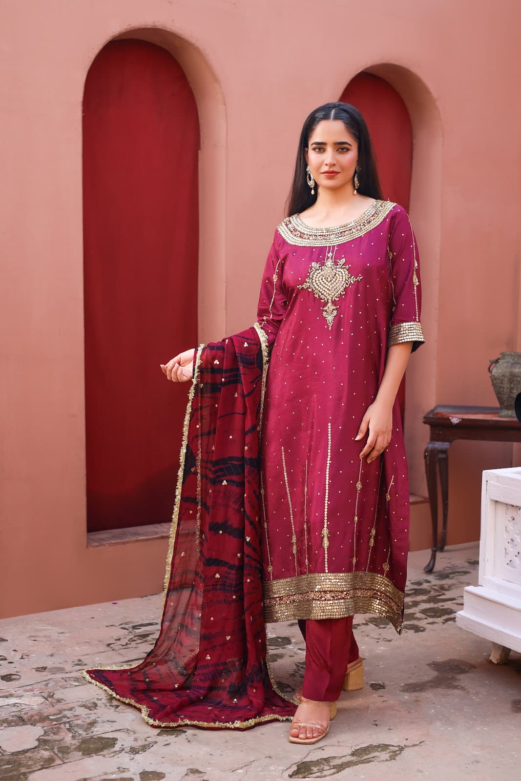 Mehvish Burgundy - Image 3