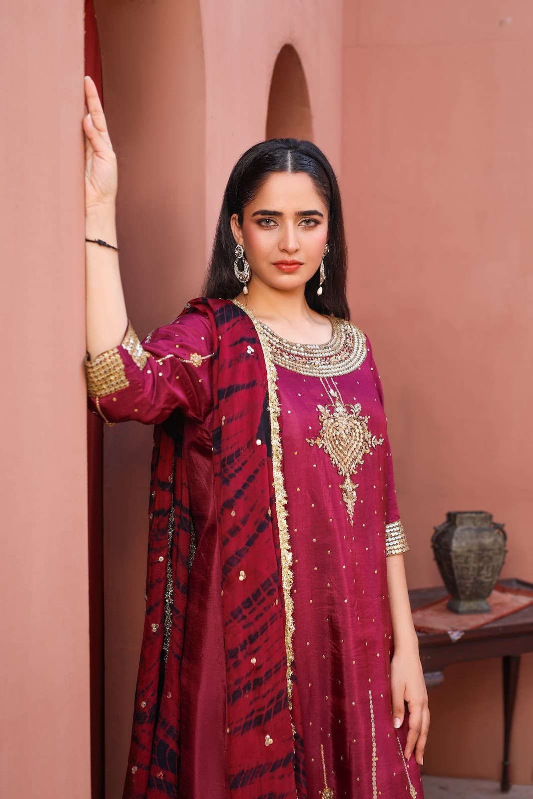 Mehvish Burgundy - Image 4